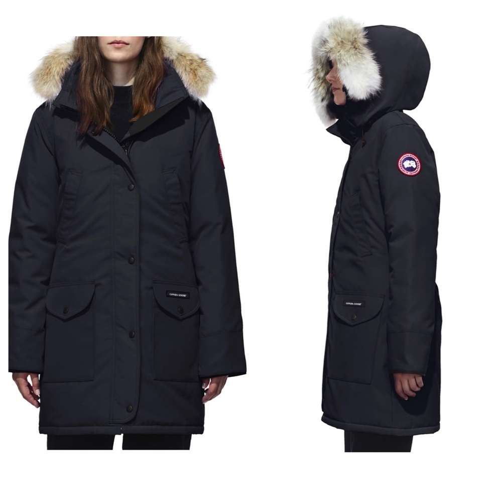Canad Goose Trillium Down Parka Coat w/ Natural Fur Trim
